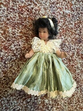 Delton 4.5” Porcelain Doll RARE. Vintage.